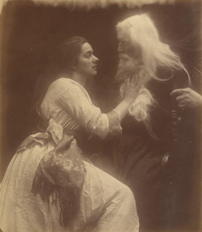 Vivien y Merlín, septiembre de 1874 de Julia Margaret Cameron
