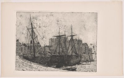 Castillo de Rushen--Isla de Man de Julian Alden Weir