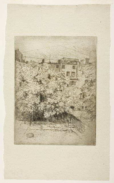 Mi patio trasero de Julian Alden Weir