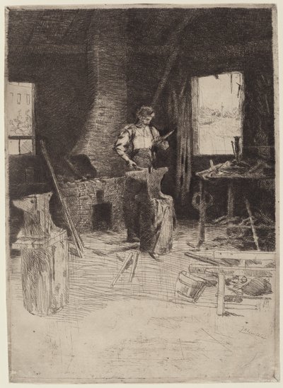 La herrería de Julian Alden Weir