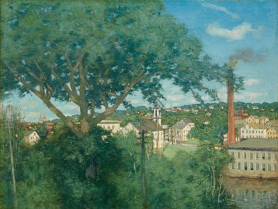 El pueblo de la fábrica de Julian Alden Weir