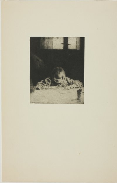 El pequeño estudiante de Julian Alden Weir