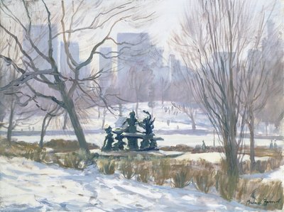 La Estatua de Alicia en el País de las Maravillas, Central Park, Nueva York, 1997 de Julian Barrow