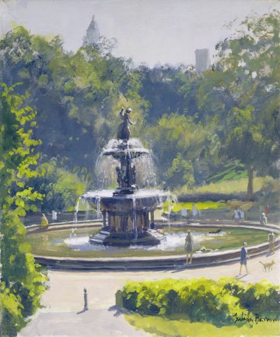 La Fuente Bethesda, Central Park, 1996 de Julian Barrow