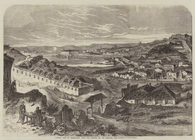 Vista general de Sebastopol, desde las alturas del lado occidental de Julian Portch