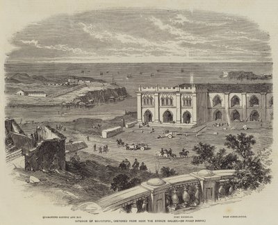Interior de Sebastopol, dibujado desde cerca de la Galera de Bronce de Julian Portch