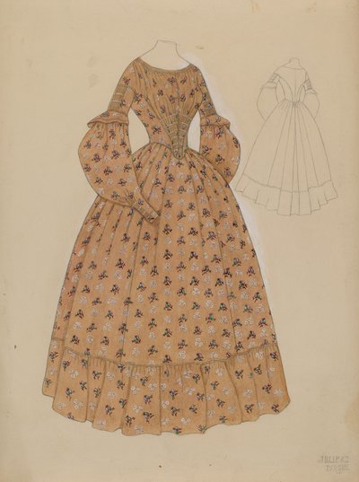 Vestido, c. 1937 de Julie C Brush