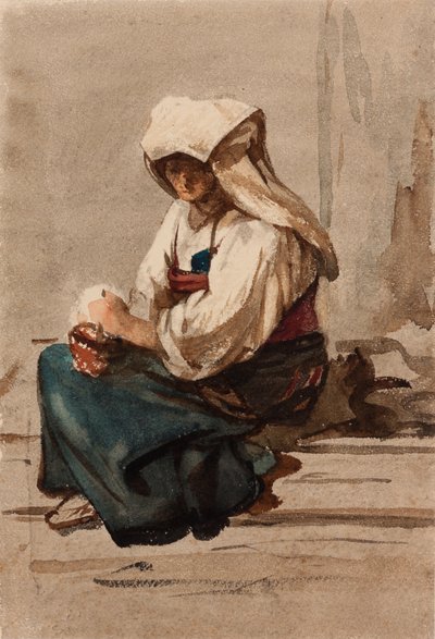 Mujer italiana de Julie Wilhelmine Hagen Schwarz