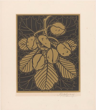 Kastanjetak de Julie de Graag (signed by artist)