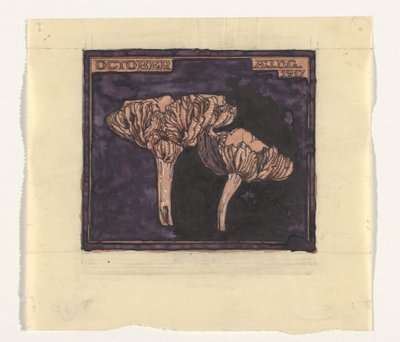 Paddenstoelen
Octubre (título en el objeto) de Julie de Graag (signed by artist)