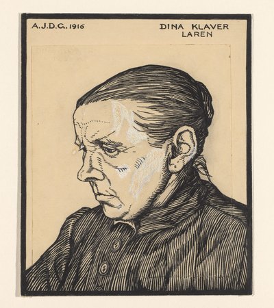 Retrato de Dina Klaver
Dina Klaver Laren (título en el objeto) de Julie de Graag (signed by artist)