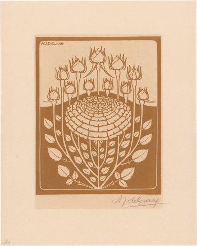 Rosales de Julie de Graag (signed by artist)
