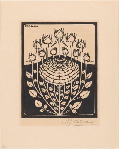 Rosales de Julie de Graag (signed by artist)