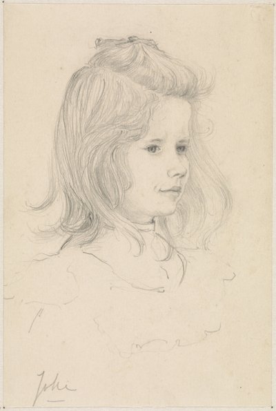 Retrato de una chica de la broma de Julie de Graag
