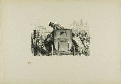 En la Exposición Universal: El visitante encontrará fácilmente cualquier medio de transporte para volver a su hotel de Julien Antoine Peulot