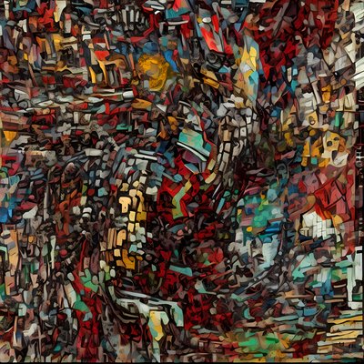 Partículas de colores de Julien Decapo