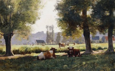 Pradera en Arques-la-Bataille, Normandía de Julien Dupre
