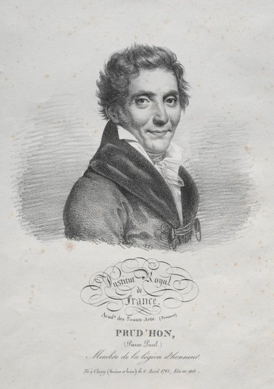 Pierre Paul Prudhon, 1820 de Julien Leopold Boilly