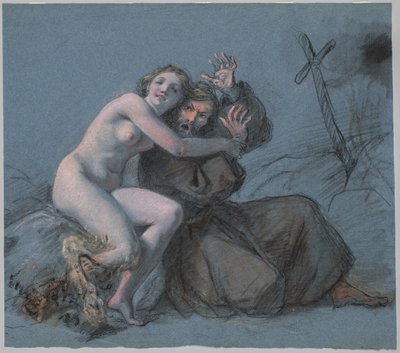 La tentación de San Antonio de Julien Leopold Boilly