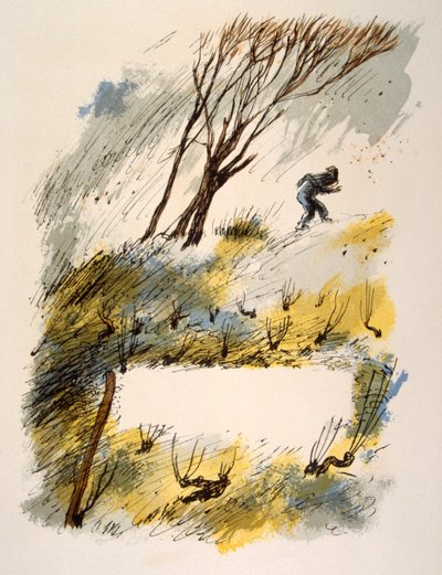 Ilustración humorística del vino 1946.Ilustración de Julien Pavil de Julien Pavil