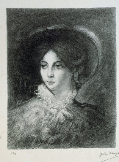 Retrato de George Sand de Julien Tinayre