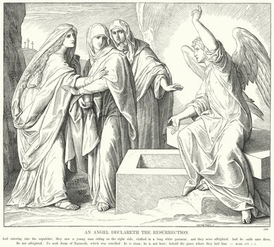 Un ángel declara la resurrección de Julius (after) Schnorr von Carolsfeld