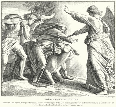 El Viaje de Balaam a Balac de Julius (after) Schnorr von Carolsfeld