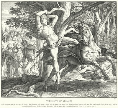 La Muerte de Absalón de Julius (after) Schnorr von Carolsfeld