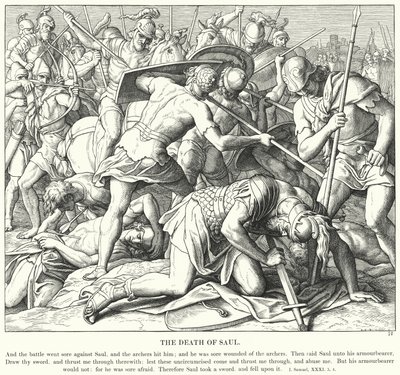 La Muerte de Saúl de Julius (after) Schnorr von Carolsfeld