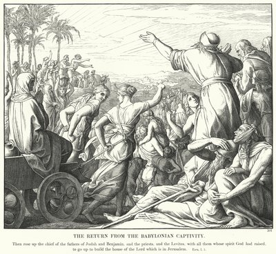 El Retorno de la Cautividad Babilónica de Julius (after) Schnorr von Carolsfeld