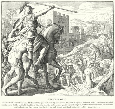 El Asedio de Ai de Julius (after) Schnorr von Carolsfeld