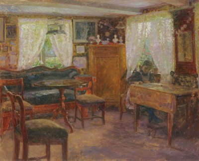 Sala de estar en Finkenwerder de Julius August Friedrich Theodor von Ehren
