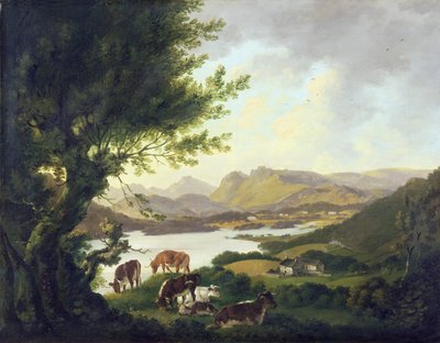 Lago Windemere de Julius Caesar Ibbetson