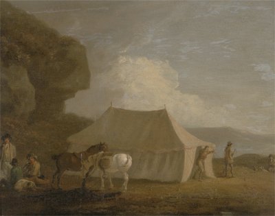 La partida de caza de Julius Caesar Ibbetson
