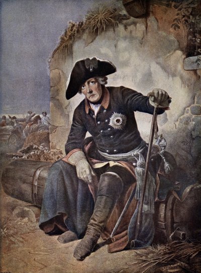 Federico el Grande, Rey de Prusia de Julius Friedrich Anton (after) Schrader