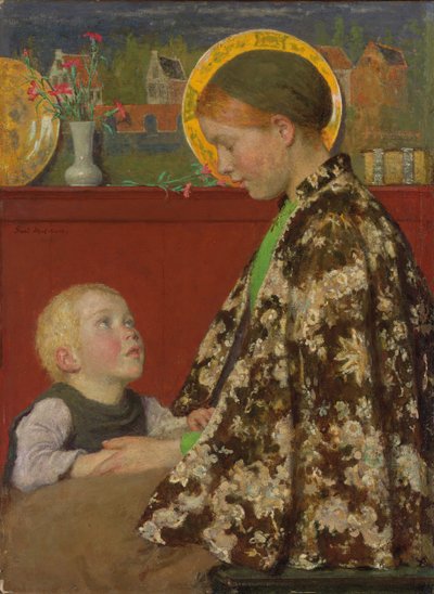 Joven madre, c.1892-1895 de Julius Gari Melchers