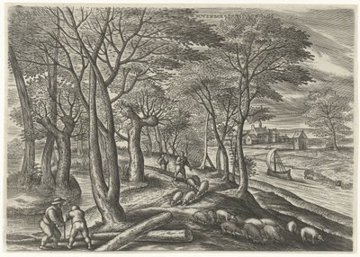 Noviembre (título en el objeto)
Los doce meses (título de la serie) de Julius Goltzius