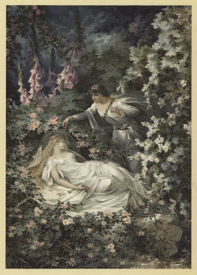 Ilustración para Sueño de una noche de verano de Julius Hoeppner