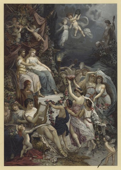 Ilustración para Sueño de una noche de verano de Julius Hoeppner
