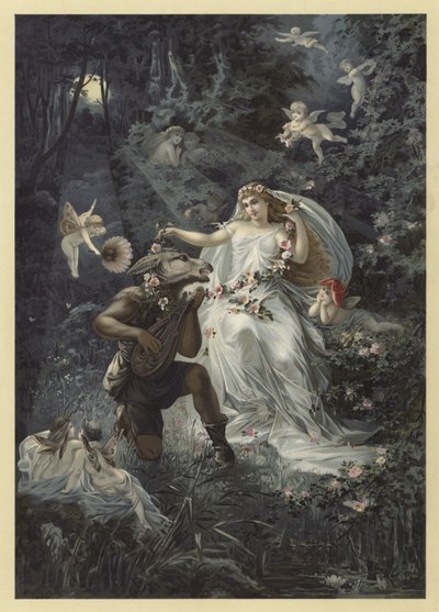Ilustración para Sueño de una noche de verano de Julius Hoeppner