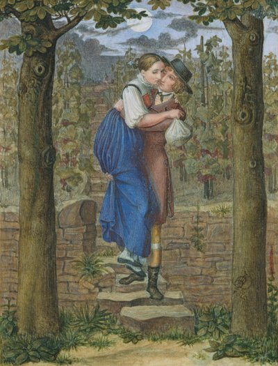 Hermann y Dorothea, 1828 de Julius Oldach