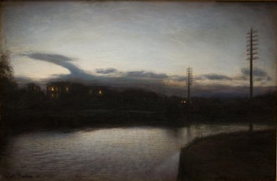Paisaje vespertino de Julius Paulsen