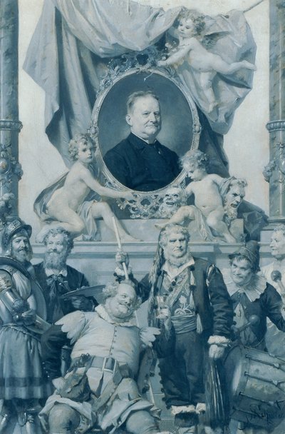 El actor del Burgtheater Bernhard Baumeister de Julius Schmid