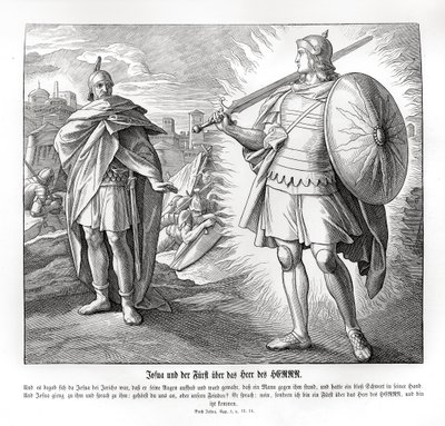 Capitán del ejército del Señor fuera de Jericó, Josué de Julius Schnorr von Carolsfeld