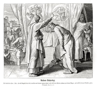 David condena a David, 2 Samuel de Julius Schnorr von Carolsfeld