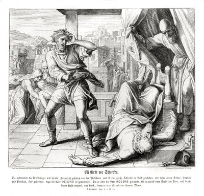 La muerte de Elí de Julius Schnorr von Carolsfeld