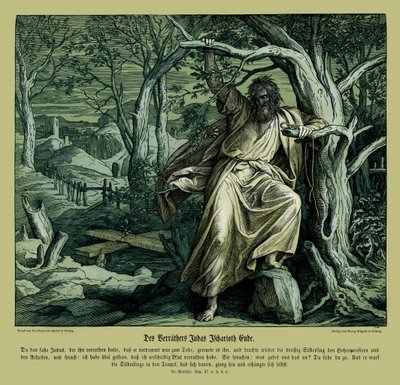 Muerte de Judas Iscariote, Evangelio de Mateo de Julius Schnorr von Carolsfeld