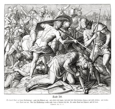 Muerte de Saúl de Julius Schnorr von Carolsfeld