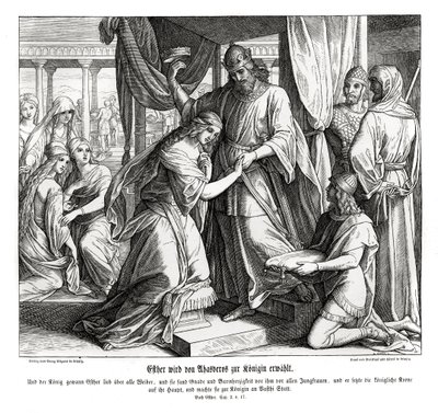 Ester es hecha reina, Ester de Julius Schnorr von Carolsfeld