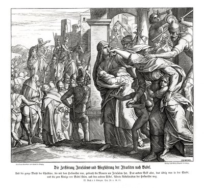 Caída de Jerusalén, 2 Reyes de Julius Schnorr von Carolsfeld